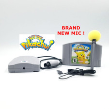 Hey You Pikachu N64 Nintendo 64 Game VRU Microphone Bundle Tested OEM