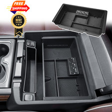Center Console Organizer Tray Compatible with 2014-2018 Chevy Black