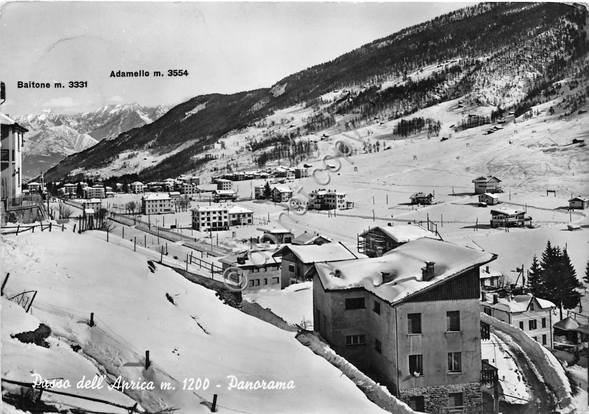 Cartolina - Passo d'Aprica panorama 1961