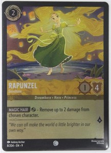 Rapunzel - Sunshine 8/204 C Foil NEW Disney Lorcana Fabled