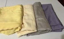 SILK FABRIC LENGTHS 4 COLORS 8 YARDS