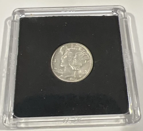 1942 Mercury Head Silver Dime  BU  Encased