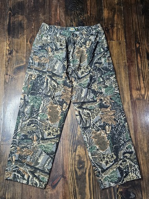 #ad CABELA#x27;S Men#x27;s 36 R Seclusion 3D Open Country Camo Hunting Pants 100% Cotton $29.99