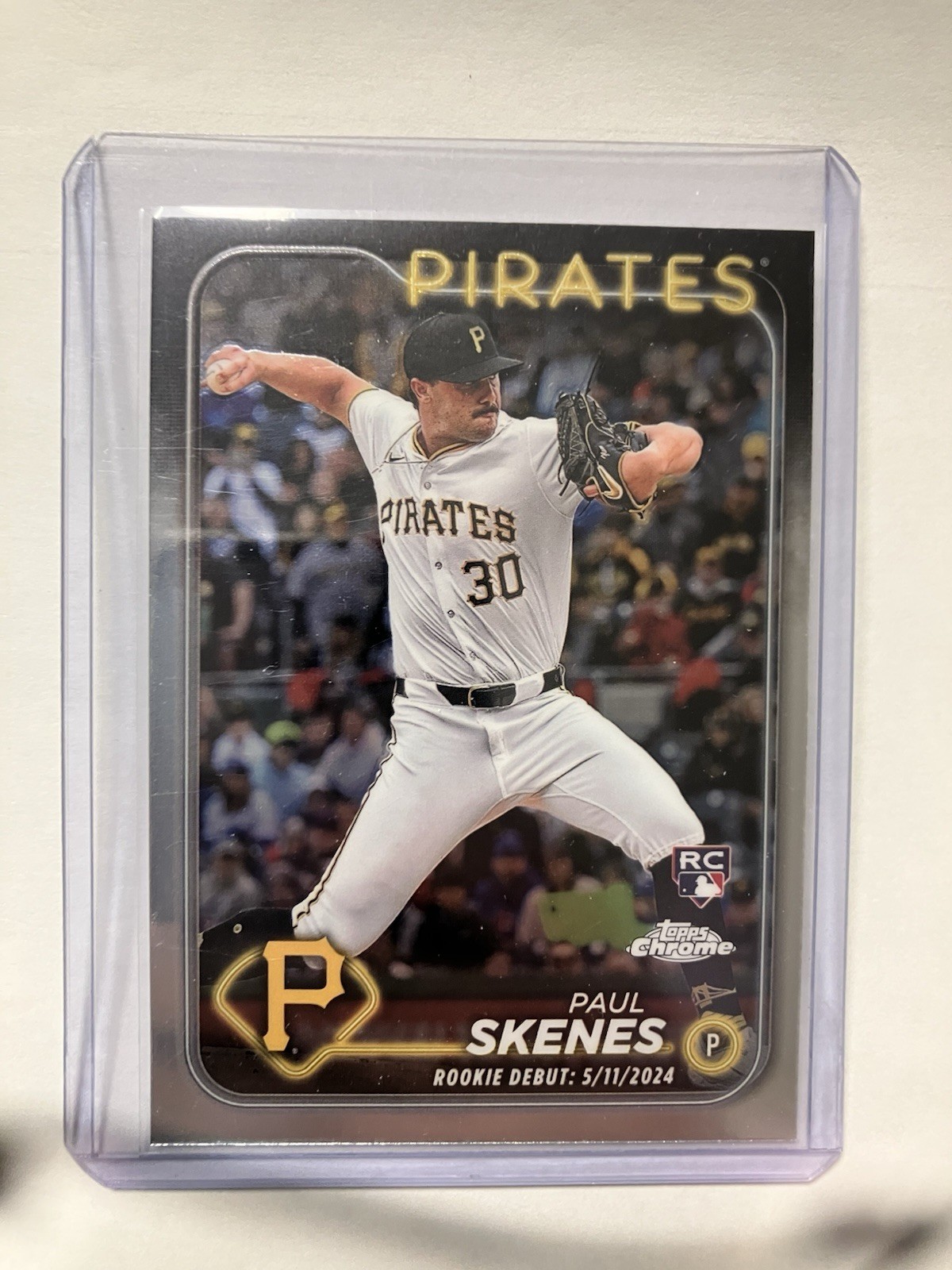2024 Topps Update Series Chrome- Rookie Debut #USC27 Paul Skenes (RC)