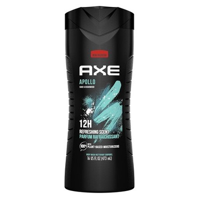 AXE Body Wash for Long Lasting Freshness Apollo Sage and Cedarwood Men's Body Wa
