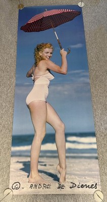 Marilyn Monroe 1949 Ande de Dienes Giant Size Promo poster 240 x 92cm, 2002