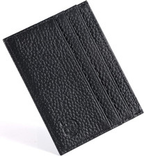 Credit Card Holder Wallet, RFID Blocking Leather Ultra Slim Wallet, Thin