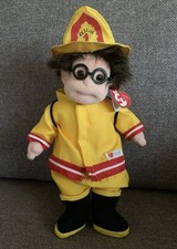 Vintage Ty Beanie Kids Specs In Gear For Beanie Kids Firefighter Plush Doll
