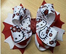 Hello Kitty Inspired Hair Bow