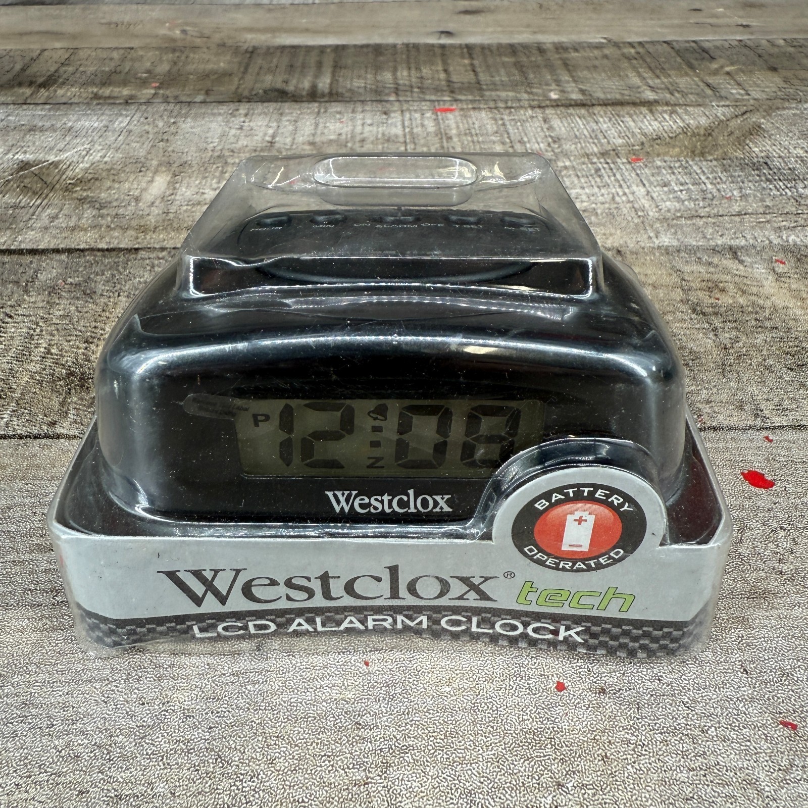 Vintage Westclox Tech LCD Digital Alarm Clock