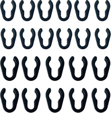 60 Pcs Universal Microphone Cable Clip, Plastic Stand Cable Clips for Studio Acc