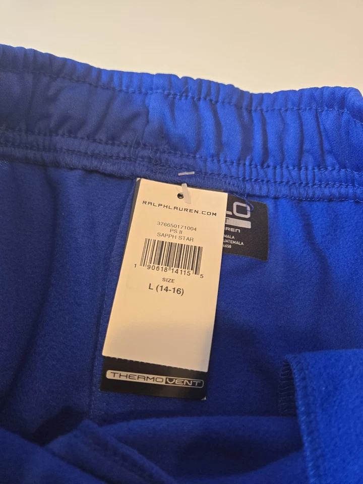 Pantalón polo Ralph Lauren para niños talla grande 14-16 azul nuevo con etiquetas Foto 2 de 4