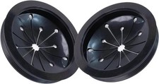 Garbage Disposal Splash Guard Sink Baffle, 3-1/8 Inch Food Waste Black