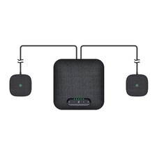 Wireless Bluetooth USB Conference Speakerphone 4 Mic HiFi 360 Degree Pickup