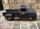 13" Vintage 1958 Blue Metal Tonka Toys Pickup Truck - Tailgate Missing Rare One!