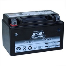 SSB 12V Dry Cell AGM 210 CCA Battery 2.9 Kg for Honda CB1000R 2018 to 2020