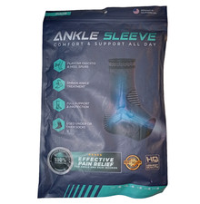 Foot  Ankle Compression Sleeve Brace Socks for Sprained Ankle Support Medium M