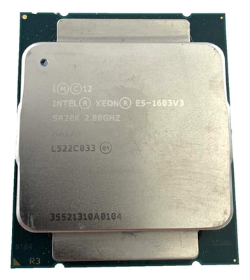 Intel Xeon Quad Core Prozessor E5-1603V3 2,8 GHz LGA2011 10 MB Smart Cache - SR20K