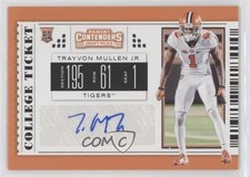 2019 Panini Contenders Draft Picks College Ticket Trayvon Mullen Jr Auto 1u6