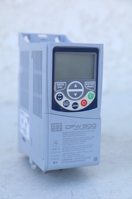 WEG CFW 500 Vector Inverter VFD 380-480VAC 3PH 6.1 Amp CFW500A06P1T4NB20G2