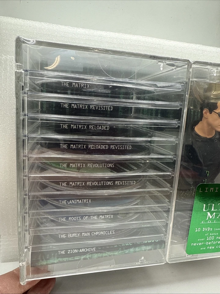 Ultimate Matrix Collection DVD Set Limited Edition 10-Disc Sci-Fi Box 2004 New - Image 3 of 4