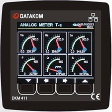 DKM-411 DATAKOM 3.5-Inch Touch Screen Network Multimeter Metering Panel NEW