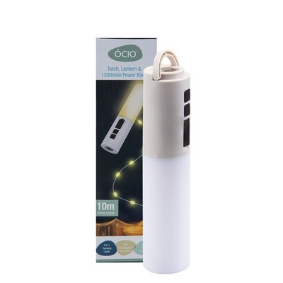 Powerbank 10M Lichterkette, Taschenlampe & Laterne USB leicht aufladen