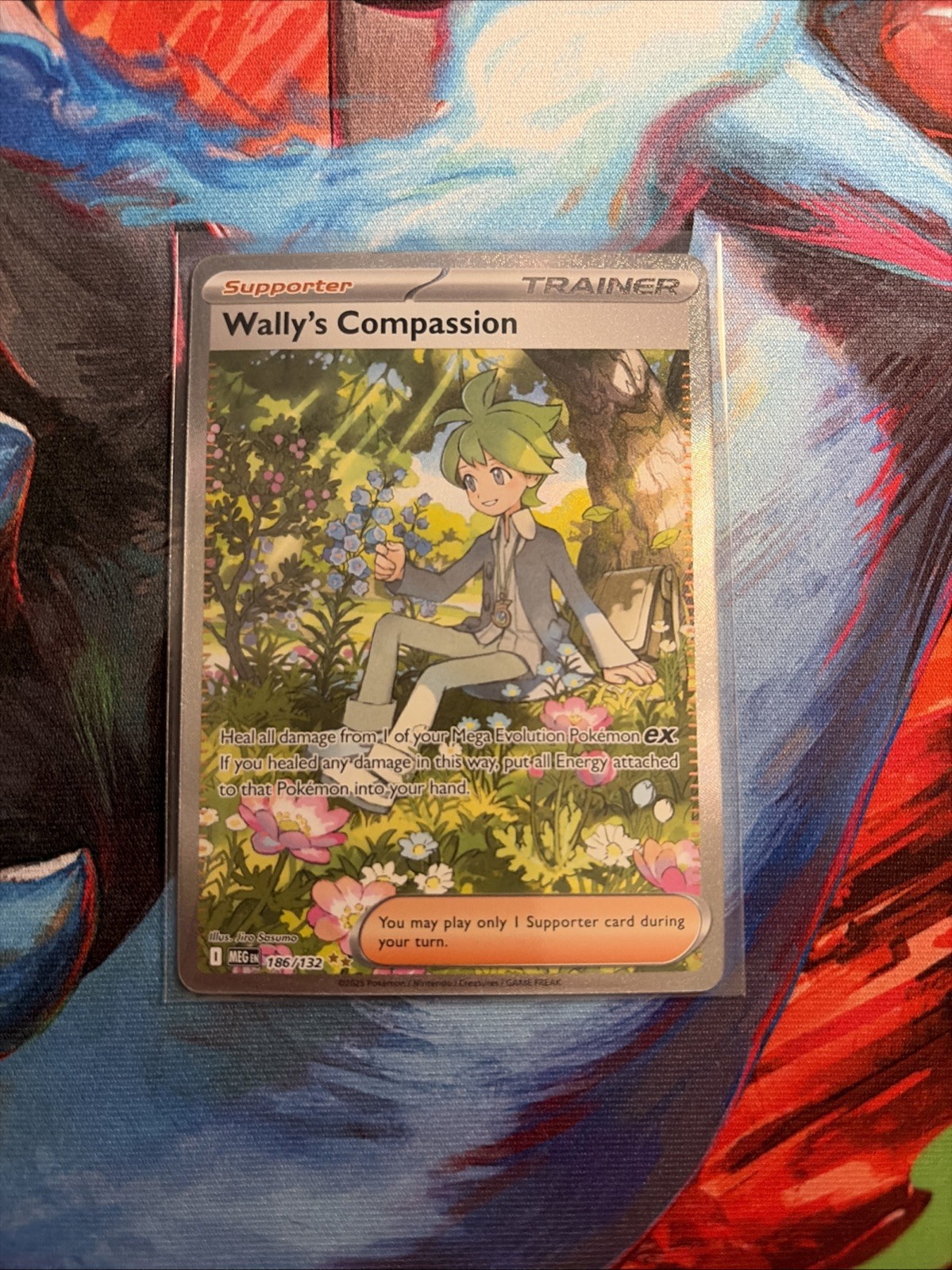 Pokémon TCG Mega Evolution Wally's Compassion Trainer Card 186/132