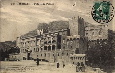 Ak Monaco, Palais du Prince,   Architektur, Menschen in r Kleidung - 4803763