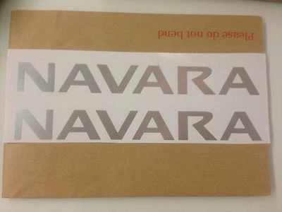 2 x Navara roof bar decal stickers Replacement. fits Navara FREE POST