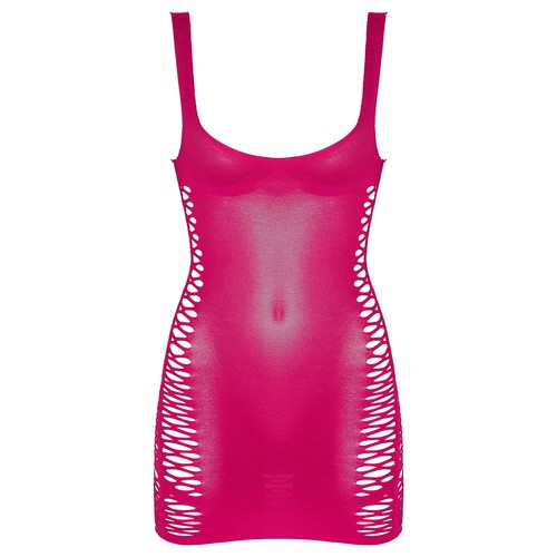 US Women Sexy Fishnet Hollow Out Mini Dress Sleeveless Babydoll Dresses Clubwear - Picture 271 of 291