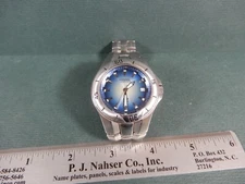 Fossil Blue AM-3724 Dive Watch Great Working Condition New Energizer