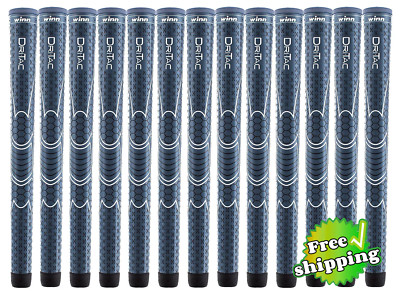 Winn DRI-TAC Midsize Size Golf Grip Navy Blue Set of 6/13 Brand New 6DT NB