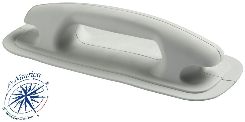 1 MANIGLIA  BITTA 284x116 mm GRIGIA PER GOMMONE, TENDER GRIGIO RAL 7035