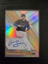 Graeme Stinson 2019 Panini Elite Extra Rookie RC Auto ( Rays )