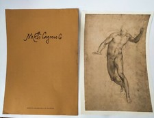 ♥ FOGLIO 263 DEL CORPUS DEI DISEGNI DI MICHELANGELO  DE AGOSTINI CON CARTELLA