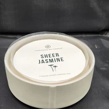 Chesapeake Bay Candle Sheer Jasmine Scented Wax 3 Wick Tabletop 14.9 oz New