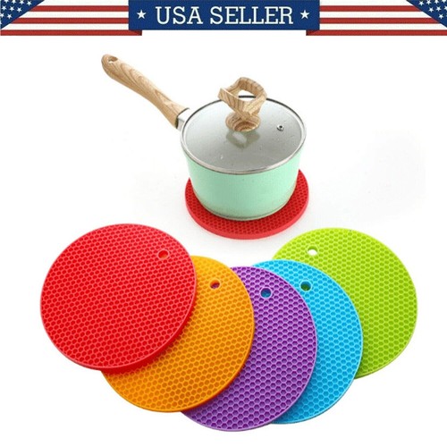 Silicone Pot Holders Trivets Mat For Hot Pots and Pans Kitchen Heat