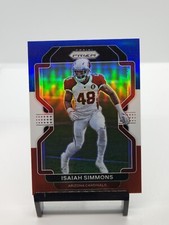 2021 Panini Prizm Isaiah Simmons Red White Blue Prizm Arizona Cardinals #81