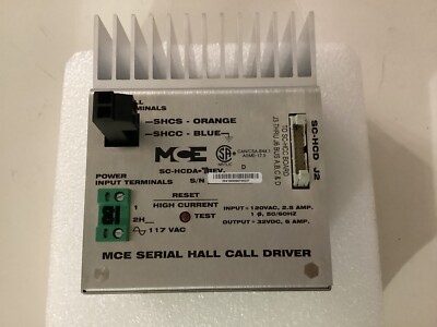 MCE SC-HCDA SC HALL CALL DRIVER Rev. ''D''
