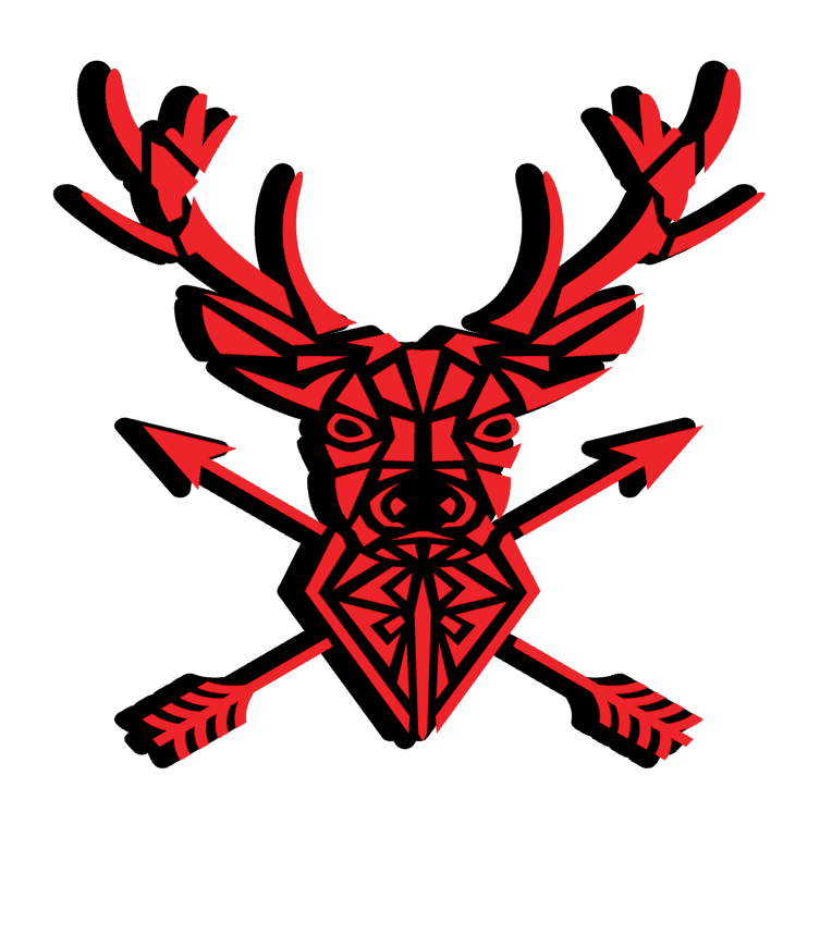 Deer Antlers Arrows Vinyl Decal Sticker Multicolor Choice a3639