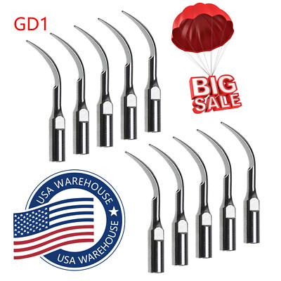 20*Dental Ultrasonic Piezo Scaler Perio Tips GD1 Fit EMS/SKYSEA Handpiece