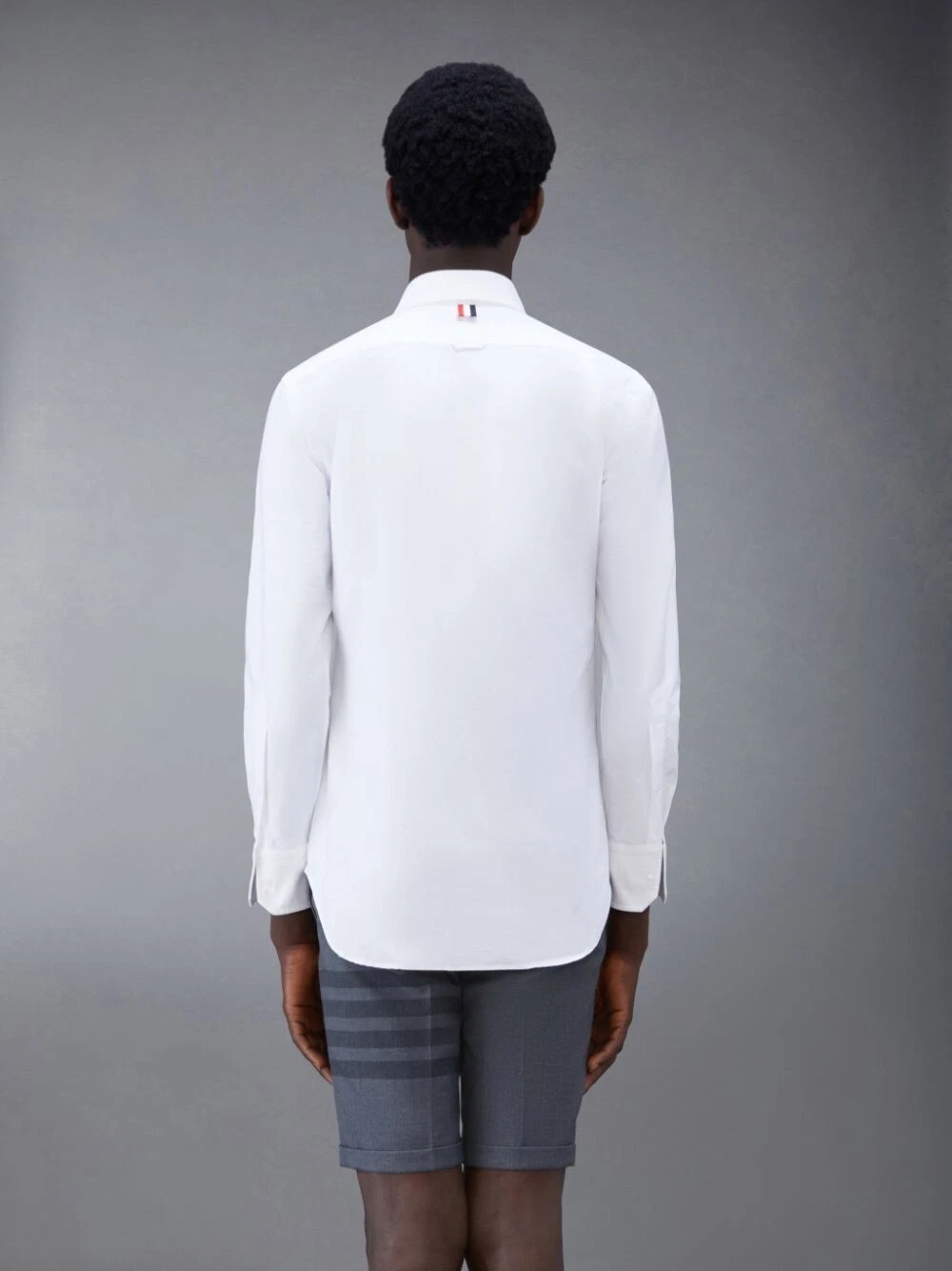 Camicia uomo Thom Browne Oxford classica 4 bar bianca nuova con etichetta taglia 2 (Med) prezzo consigliato $757