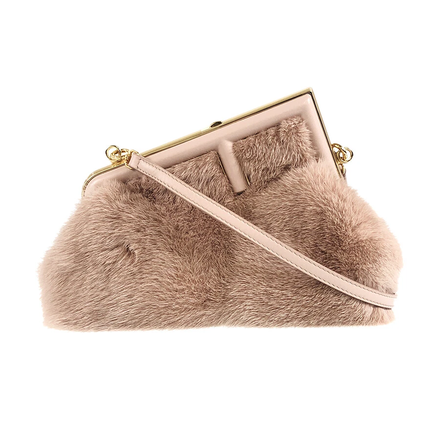Fendi fur clutch sale