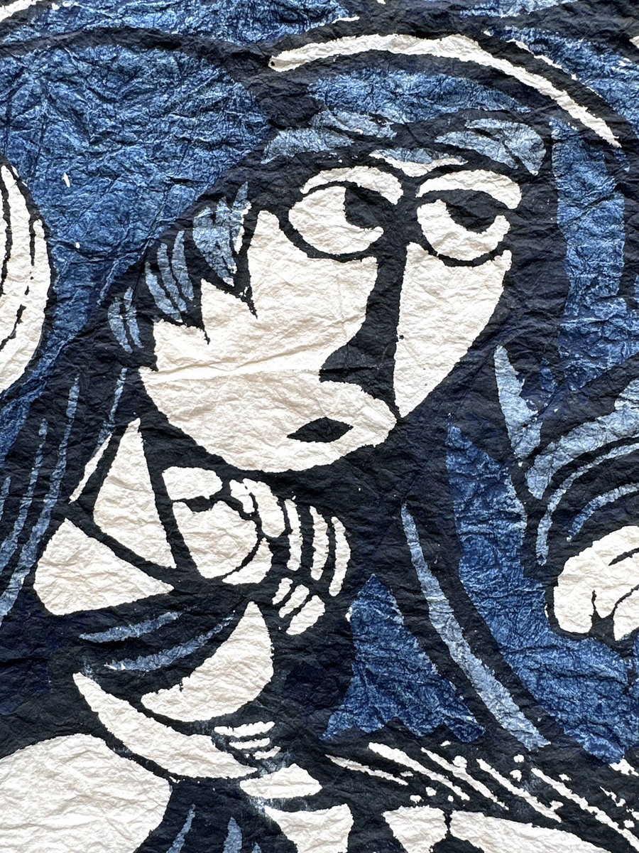 ホリステマンフェスト アートプリント Sadao Watanabe stencil print The Flight into Egypt 1962 | eBay