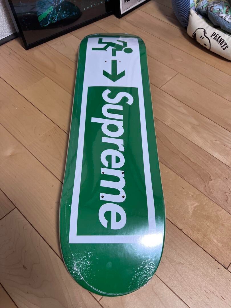 Supreme Skateboard Deck Exit Green Rare Japan Free Shipping-image