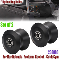 2X Elliptical Roller Wheel Kit For Nordictrack - Proform Reebok GoldsGym 238880