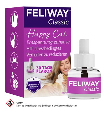 Feliway Classic 1 Monat  / 30 Tage Refill Nachfüller (379,17  / L)