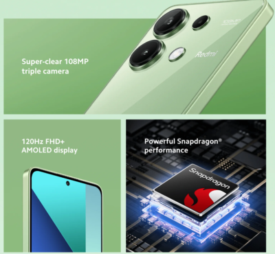 新品■Redmi Note 128GB FHD+2400x1080 Xiaomi Redmi Note - 128 GB - Forest Green (Unlocked) for sale