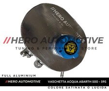 Fiat Abarth 595 500 Vaschetta acqua Radiatore ALLUMINIO Con Tappo E Livello